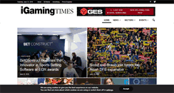 Desktop Screenshot of igamingtimes.com